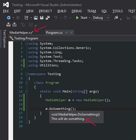 C Where Do Visual Studio Intellisense Comments Come From Stack