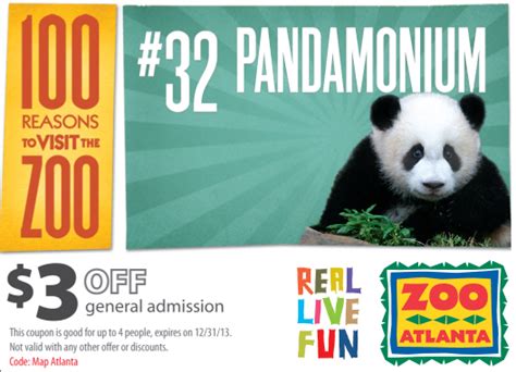 Performance Codes Online And In Store Coupon Zoo Atlanta 3 Off General