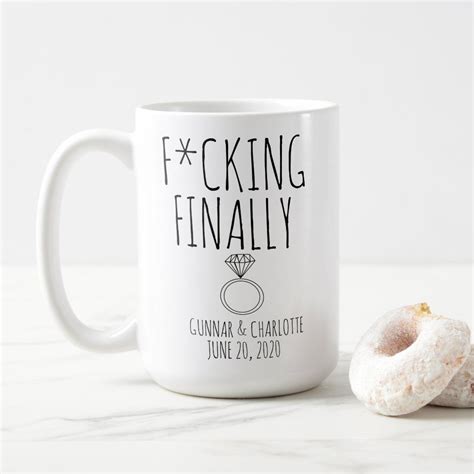 Funny Engagement Mug, Engagement Gift, Engagement Coffee Mug | Engagement mugs, Engagement gifts ...