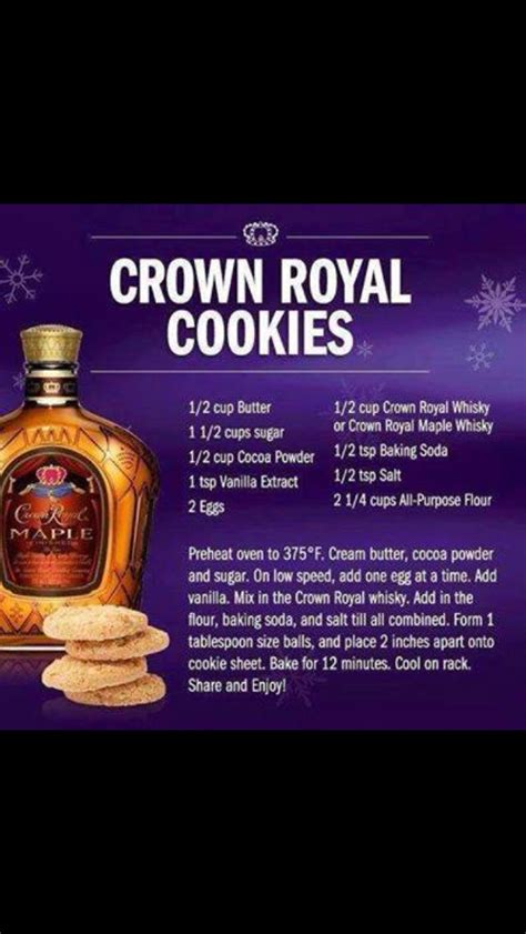 crown royal maple cookies boozy desserts cookie desserts just desserts cookie recipes