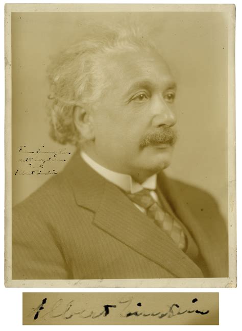 Lot Detail Albert Einstein Signed 8 X 10 Photo