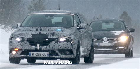 Spyshots Renault Megane Iv Seen Winter Testing Spy Shots Of Cars