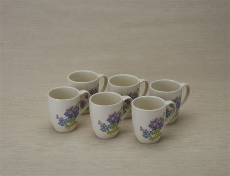 Hydrangea Garden Pieces Coffee Mug Set Sobe Decor