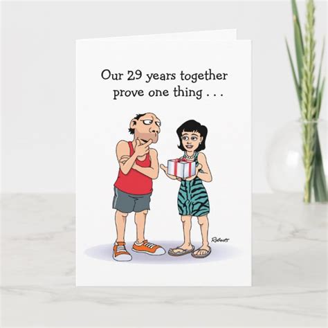 29th Wedding Anniversary Cards Zazzle