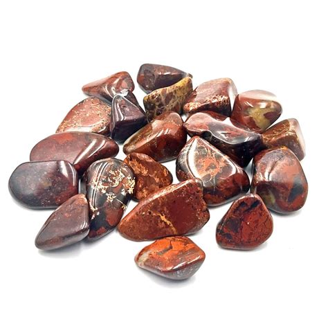 Brecciated Red Jasper Tumble Stones