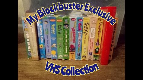 My Blockbuster Exclusive Vhs Collection Youtube