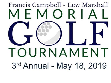 4th Annual Memorial Golf Tournament