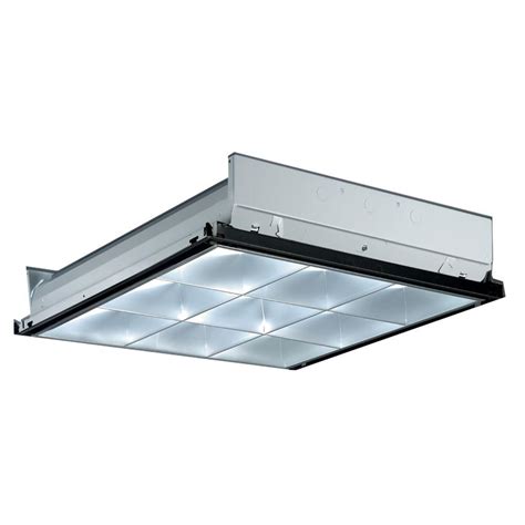 When it comes to functional lighting with a bit of modern flair, you need the designs by lithonia lighting. Lithonia Lighting 2 ft. x 2 ft. Silver 9-Cell Multi-Volt ...