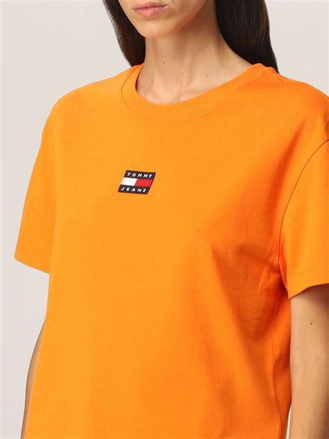 Tommy Hilfiger T Shirt Women T Shirt Tommy Hilfiger Women Orange T