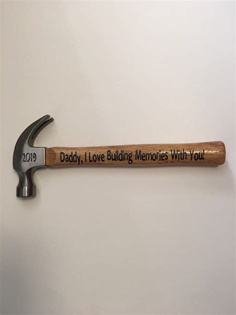 Daddy I Love Building Memories With You Engraved Decorative Etsy