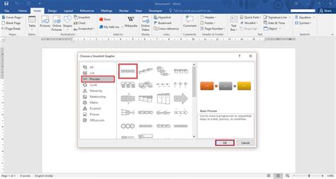 Cómo Insertar Y Usar Smartart En Microsoft Word 2016 Microsoft Word