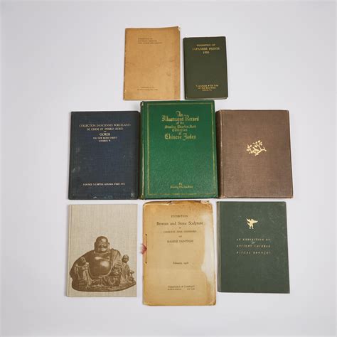 A Group Eight Of Rare Chinese And Asian Art Reference Books And