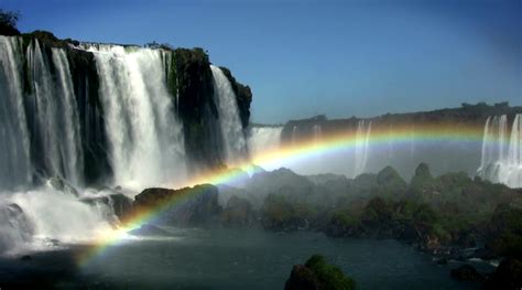 Waterfall And Rainbow Wallpapers Weneedfun