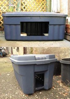 When i got my dog last year i wanted to make him a specially customized do. Raccoon Proof Feral Cat Feeding Station