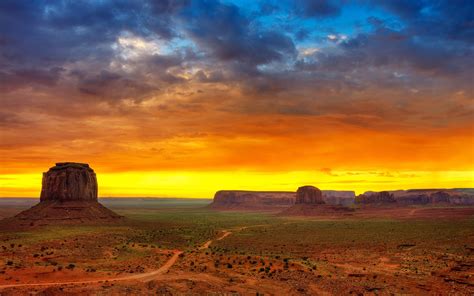 2560x1080 Resolution Brown Rock Mountains In Utah Monument Valley