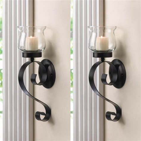 Wrought Iron Candle Wall Sconces Foter
