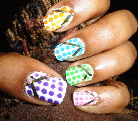 Flip Flop Nail Art Designs 43 Design And Love How They Are The Same