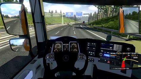 Original Actros Cockpit In Euro Truck Simulator 2 Youtube