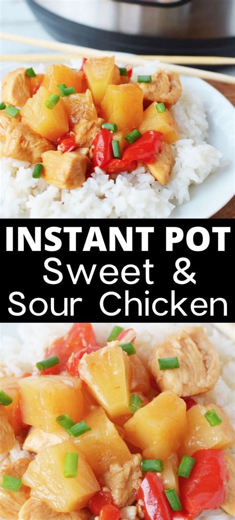 A sweet 'n sour sauce should not be super thick, but it is not runny like water either. Instant Pot Sweet and Sour Chicken | Instant pot recipes ...