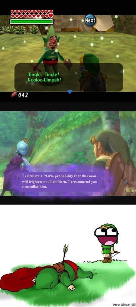 Tingle In Skyward Sword Legend Of Zelda Memes Zelda Funny Legend Of