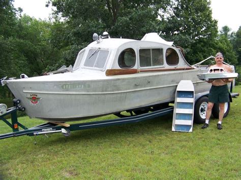 Aluminum Boats Vintage Narrow Boat Aluminum Boat Runabout Boat