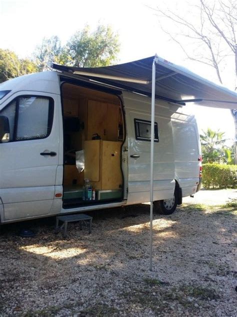 With a hyk outdoors kit to camping diy teardrop trailer kit the process is simple. Amazing Camper Van With Awning Ideas Van Life Custom Van ...
