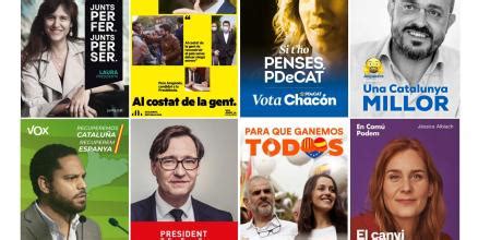 Elecciones Catalanas Carteles Electorales Pensados Para Compartir Con