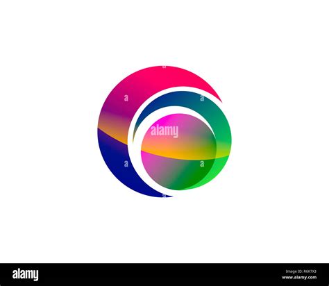 Abstract Circle Logo Stock Photo Alamy