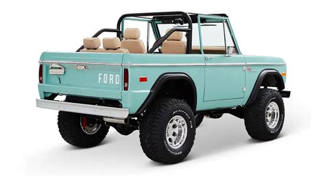 Baby Blue 1970 Ford Bronco Gen1 With 50 V8 Power