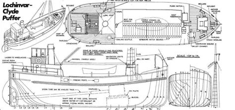Clyde Puffer Lochinvar Free Ship Plans Model Boat Plans Boat Plans