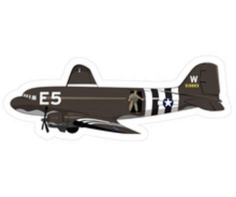 C 47 Paratrooper Sticker Airborne And Special Operations Museum Store