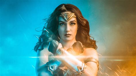 Wonder Woman Cosplay Art Wallpaperhd Superheroes Wallpapers4k