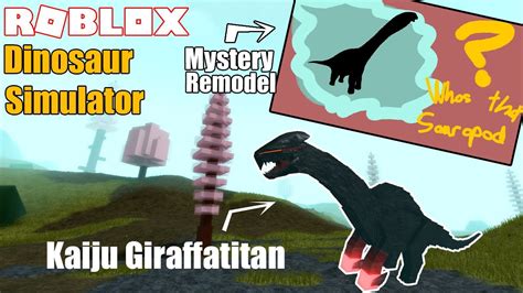 Kaiju Giraffatitan Mystery Sauropod Remodel Roblox Dinosaur
