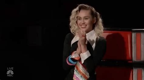 Miley Cyrus Nbc Gif By The Voice Find Share On Giphy