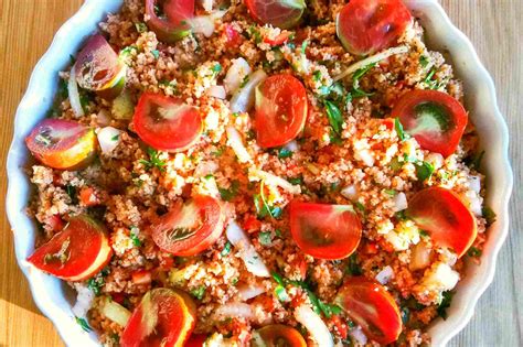 Kısır Turkish Bulgur Wheat Salad Recipe Turkey s For Life