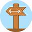 Direction Sign Icon