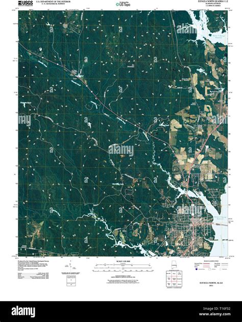 Eufaula Map Hi Res Stock Photography And Images Alamy
