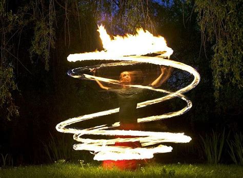 Fire Poi Whirling Fire Dancer Fire Art Fire Poi