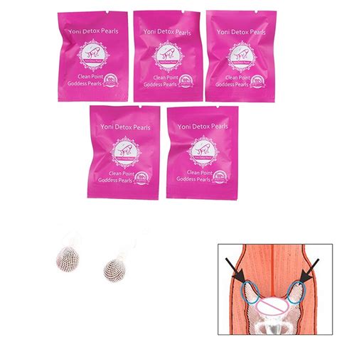 5 10pcs Vaginal Detox Pearls Tampons Chinese Medicine Swab Tampons Discharge Toxins Gynaecology