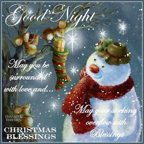 Goodnight Christmas Blessings Pictures Photos And Images For Facebook