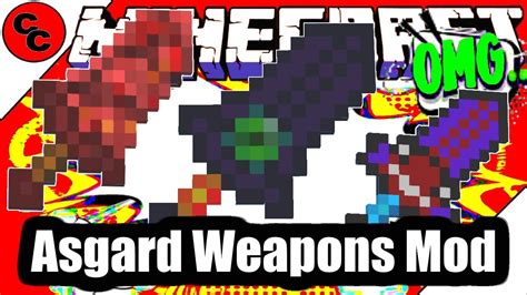 Minecraft Mods Asgard Weapons Mod 1122 Youtube