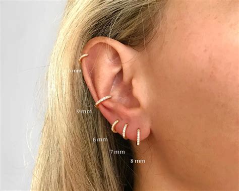 How To Measure Size Of Hoop Earrings