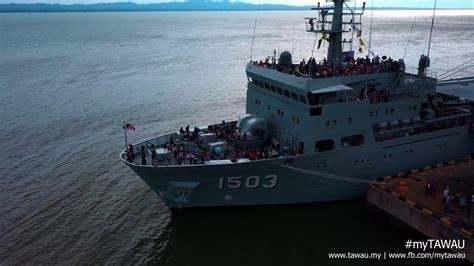 Open Ship Kd Sri Indera Sakti 1503 Di Tawau Sabah Youtube