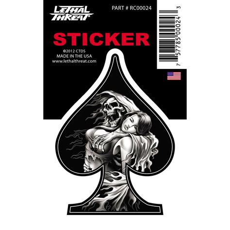 lethal threat reaper girl decals pack of 5 fortnine canada
