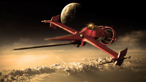 Red Spaceship Wallpaper Cowboy Bebop Swordfish Ii Anime Hd Wallpaper