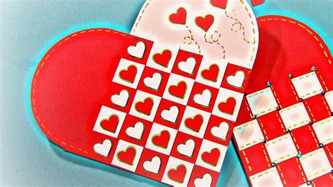San Valentin Cómo Hacer Una Tarjeta Corazón Heart Card