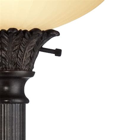 Torchiere floor lamps and halogen torchiere lamps are a great addition to any décor where existing overhead lighting is insufficient and a more indirect light is desired. Bellham Bronze Traditional Torchiere Floor Lamp - #W9579 ...