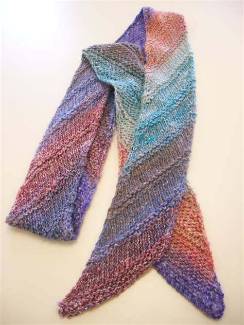 Knittraders Of Kingston Patterns Classic Diagonal Scarf