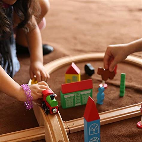 해외직구전문 쇼핑365 Sainsmart Jr Wooden Train Set For Toddler With Double