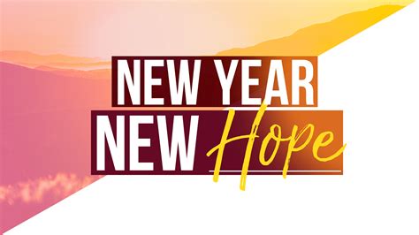 New Year New Hope Logos Sermons